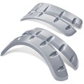 Silver Fender Flare Set for Club Car Phoenix Body by DoubleTake