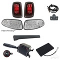LED Factory Light Kit with Deluxe Turn Signal and OE Fit Brake Pedal Switch for EZGO by RHOX