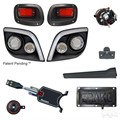 LED Light Kit-RGBW LED Running Lights with Standard Turn Signal and Brake Pedal Pad for EZGO by RHOX